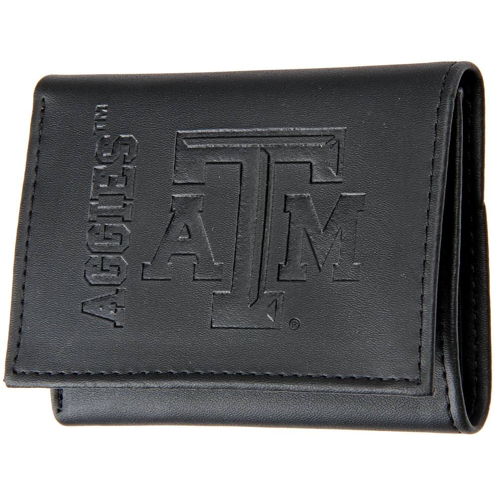Men's Black Texas A&M Aggies Hybrid Tri-Fold Wallet