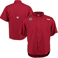 Men's Columbia Garnet South Carolina Gamecocks PFG Tamiami Shirt