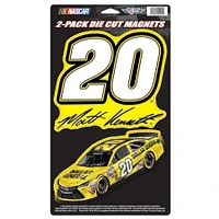 WinCraft Matt Kenseth 2-Pack 6'' x 9'' Die-Cut Logo Magnet