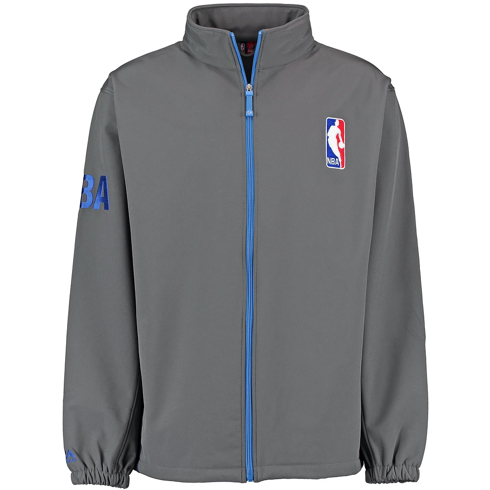 Men's Majestic Charcoal NBA Big & Tall Apex Full-Zip Jacket