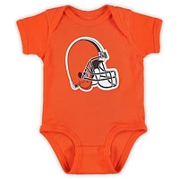 Newborn Cleveland Browns Team Logo Bodysuit