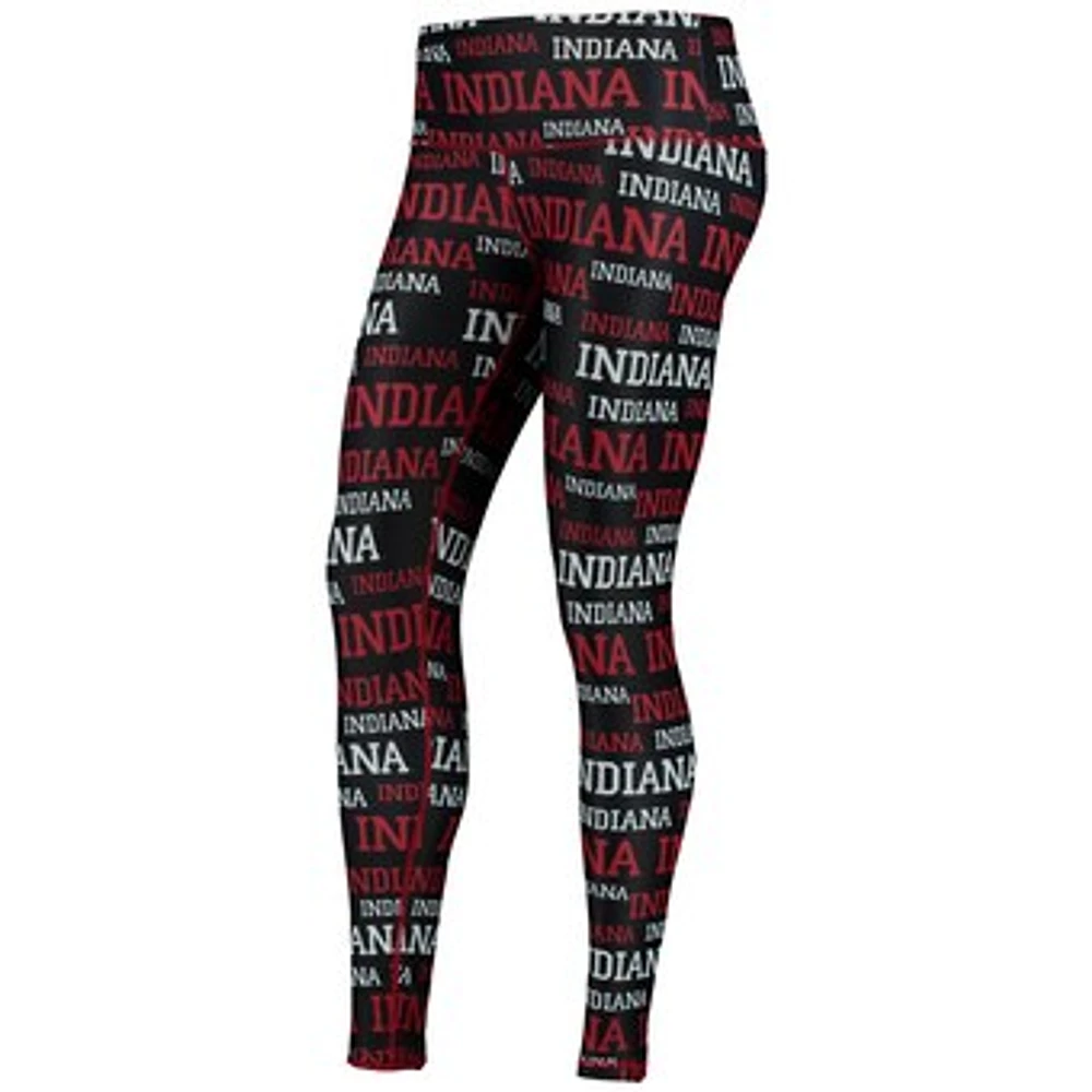 Women's ZooZatz Multi Indiana Hoosiers Stacked Mascot Leggings