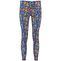 Women's ZooZatz Multi Kansas Jayhawks Stacked Mascot Leggings