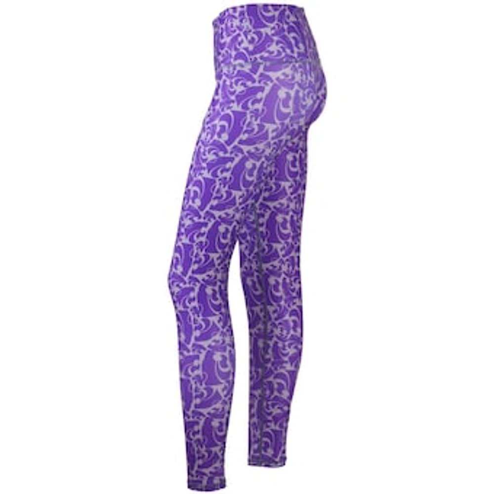 Women's ZooZatz Multi Kansas State Wildcats Stacked Mascot Leggings