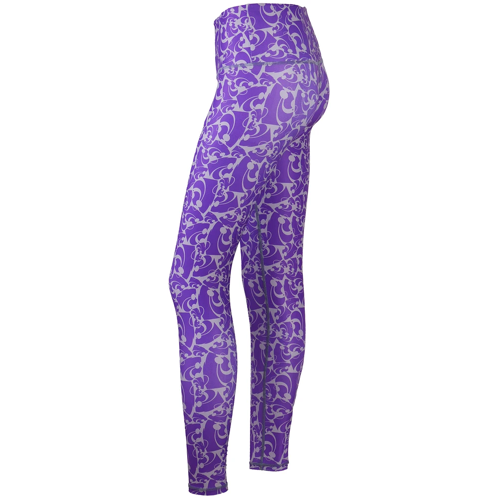 Women's ZooZatz Multi Kansas State Wildcats Stacked Mascot Leggings