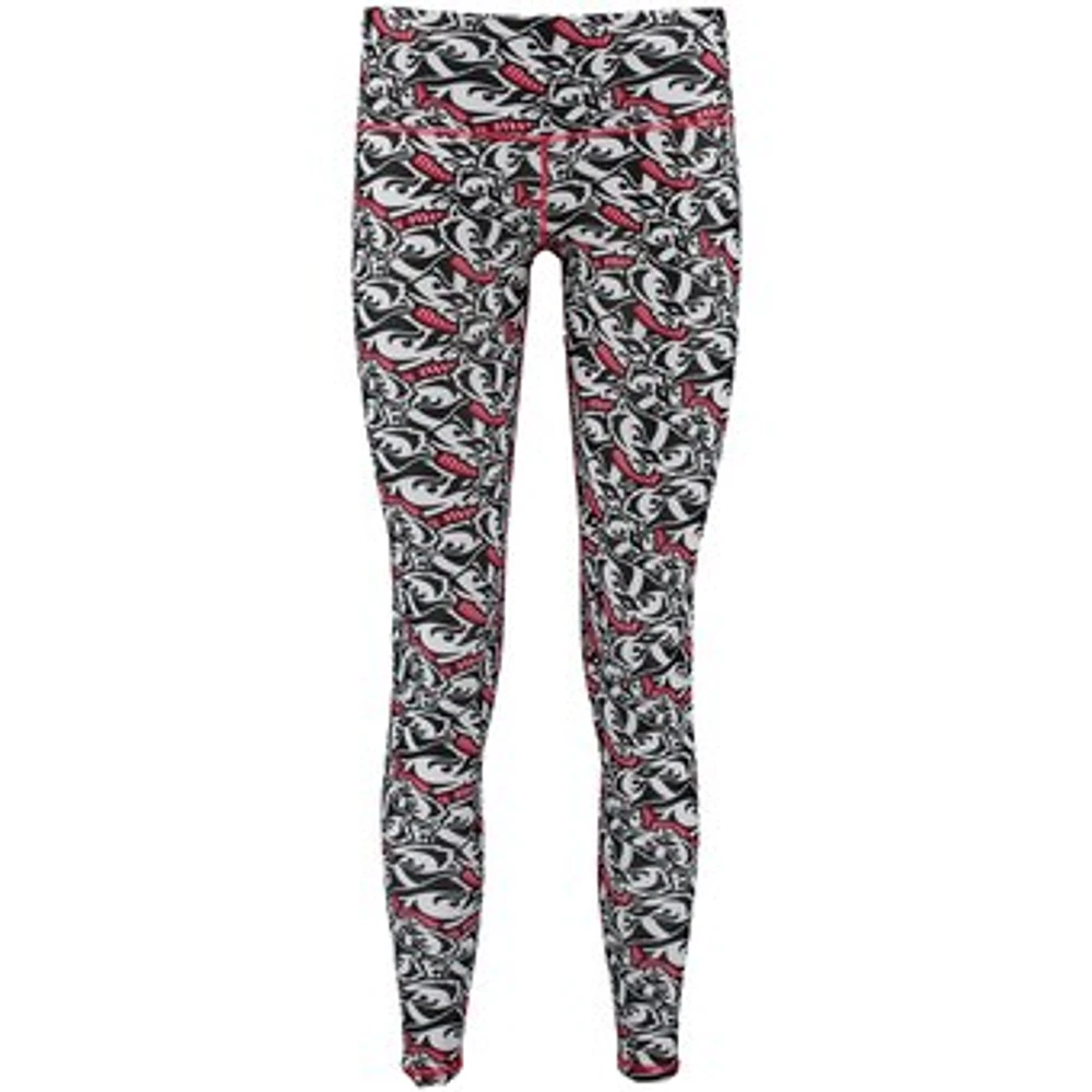 Women's ZooZatz Multi Wisconsin Badgers Stacked Mascot Leggings