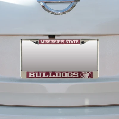 Mississippi State Bulldogs Small Over Large Mega License Plate Frame