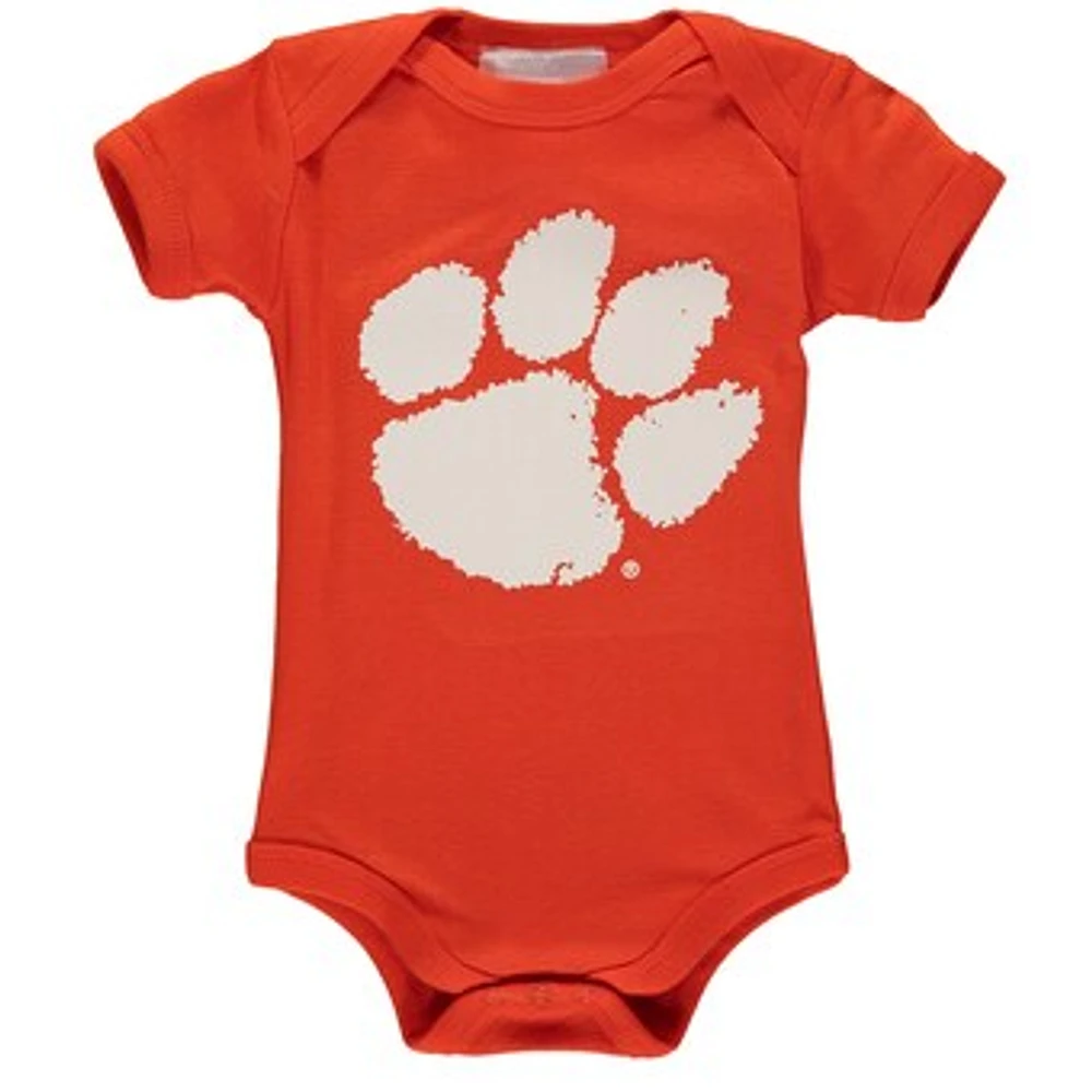 Infant Orange Clemson Tigers Big Logo Bodysuit