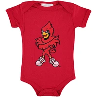 Infant Red Louisville Cardinals Big Logo Bodysuit