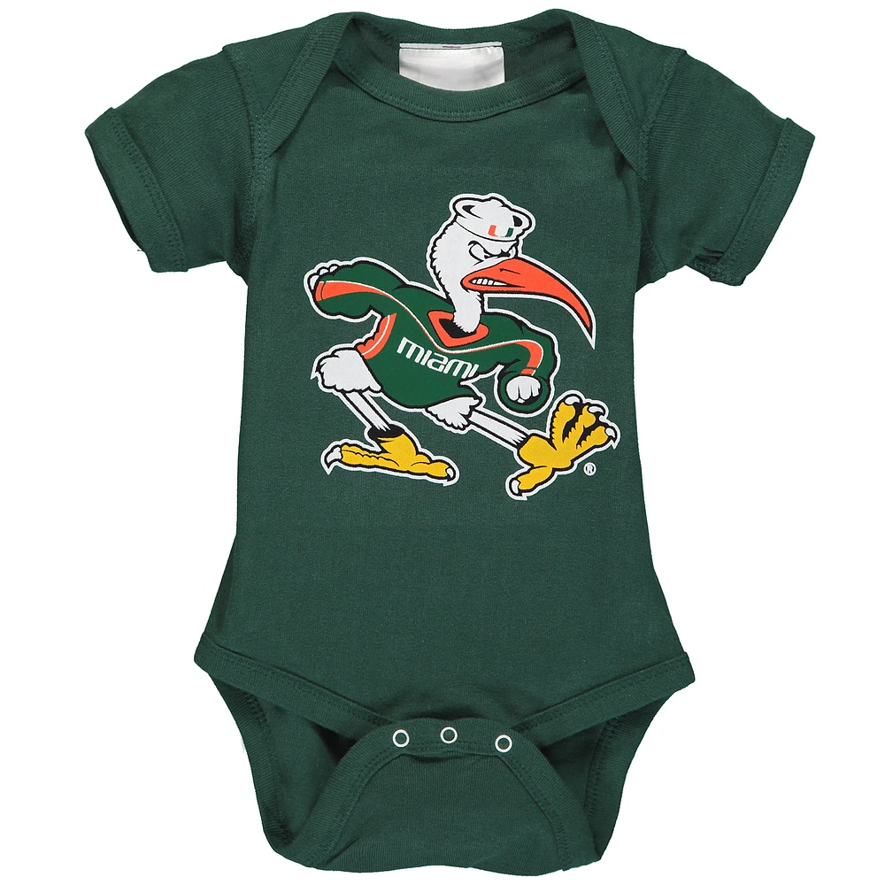 Infant Miami Hurricanes Big Logo Bodysuit