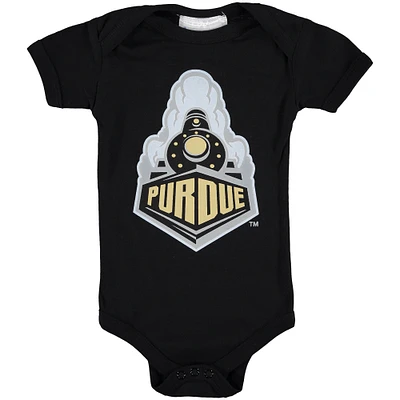 Infant Black Purdue Boilermakers Big Logo Bodysuit