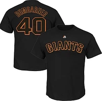 Men's Majestic Madison Bumgarner Black San Francisco Giants Big & Tall Official Player T-Shirt