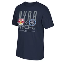 Men's adidas Navy New York Red Bulls vs. New York City FC Matchup Short Sleeve T-Shirt