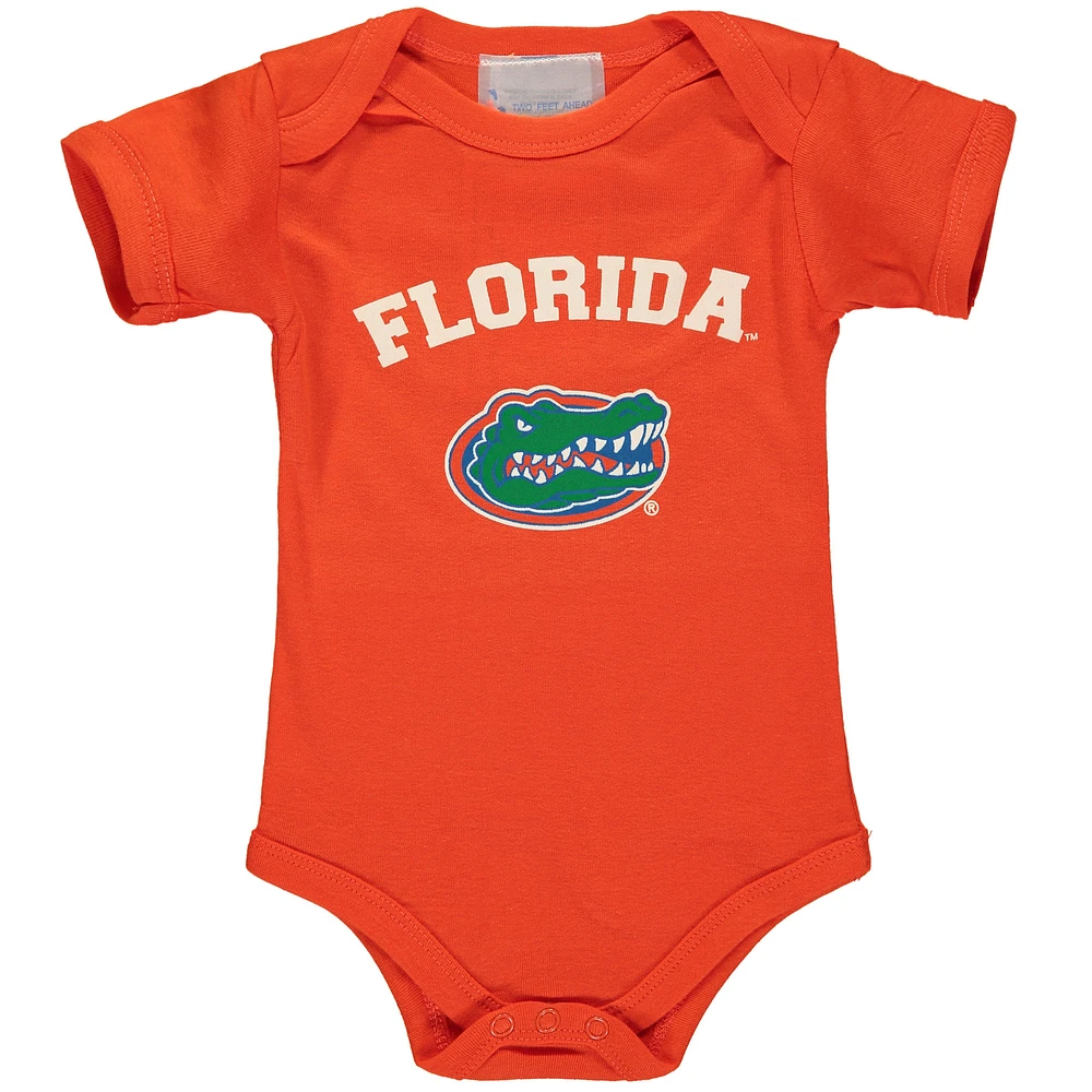 Infant Orange Florida Gators Arch Logo Bodysuit