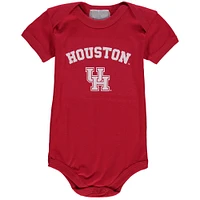 Infant Red Houston Cougars Arch & Logo Bodysuit