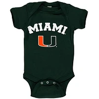 Infant Miami Hurricanes Arch & Logo Bodysuit