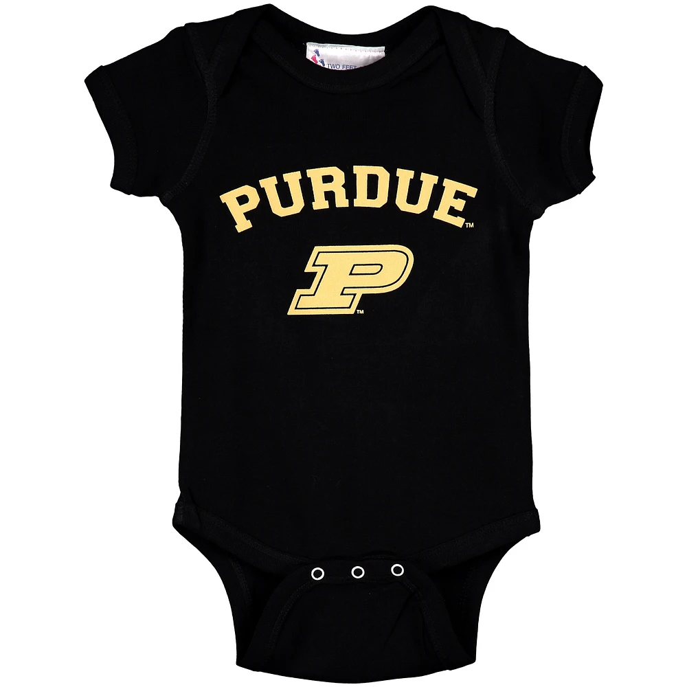 Infant Black Purdue Boilermakers Arch & Logo Bodysuit