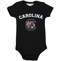 Infant Black South Carolina Gamecocks Arch & Logo Bodysuit