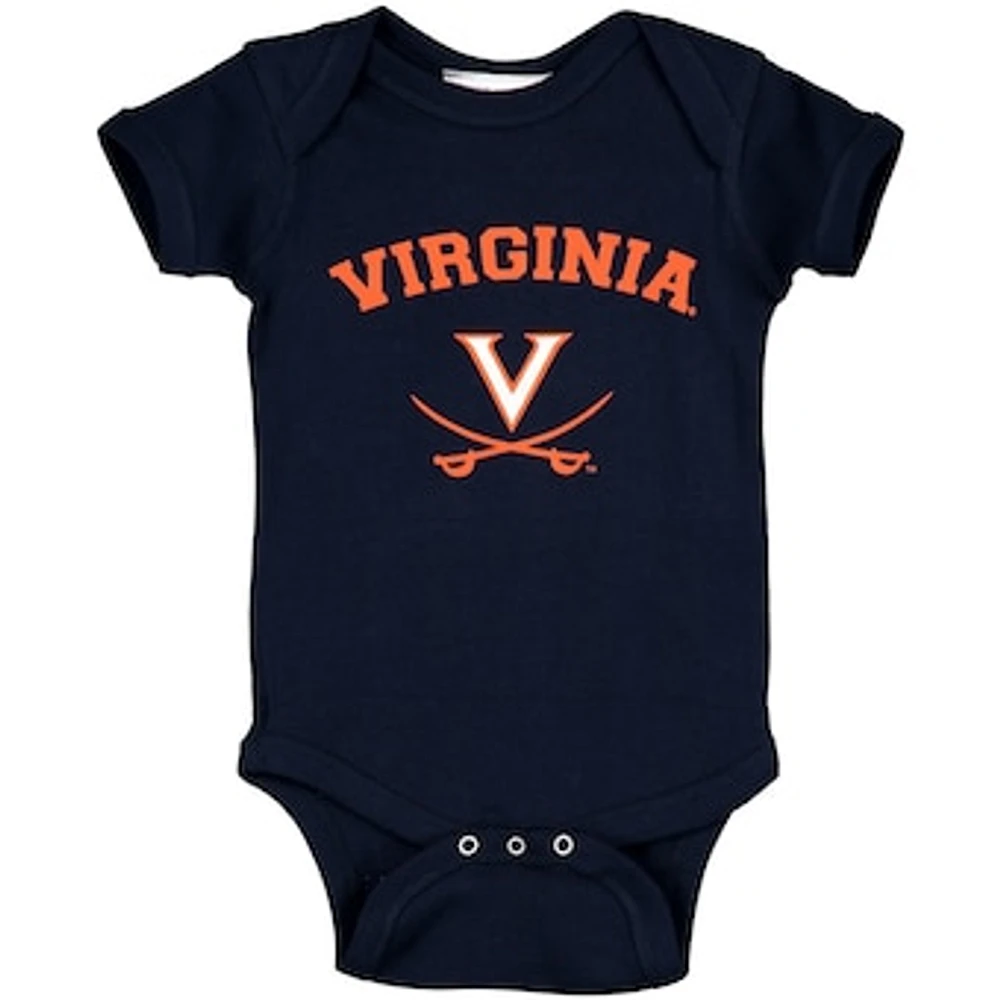 Infant Navy Virginia Cavaliers Arch & Logo Bodysuit