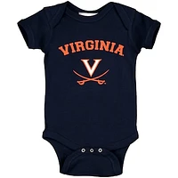 Infant Navy Virginia Cavaliers Arch & Logo Bodysuit