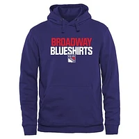 New York Rangers Home Ice Pullover Hoodie - Royal