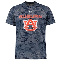 Men's Under Armour Navy Auburn Tigers Tech Novelty Camo T-Shirt