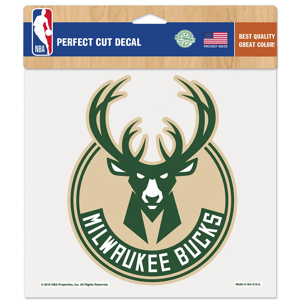 WinCraft Milwaukee Bucks 8" x 8" Color Decal