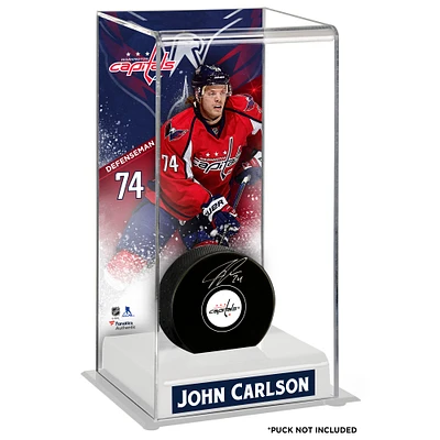 John Carlson Washington Capitals Deluxe Tall Hockey Puck Case