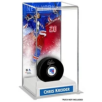 Chris Kreider New York Rangers Deluxe Tall Hockey Puck Case