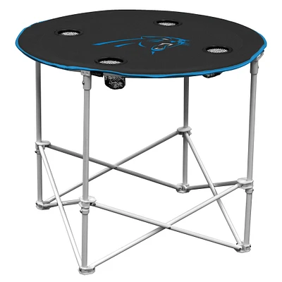 Black Carolina Panthers Round Table