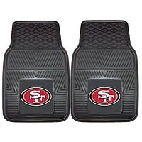 San Francisco 49ers 27" x 18" 2-Pack Vinyl Car Mat Set