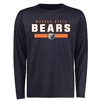 Men's Navy Morgan State Bears Team Strong Long Sleeve T-Shirt