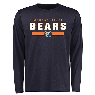 Men's Navy Morgan State Bears Team Strong Long Sleeve T-Shirt