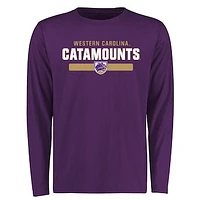 Men's Purple Western Carolina Catamounts Team Strong Long Sleeve T-Shirt