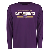 Men's Purple Western Carolina Catamounts Team Strong Long Sleeve T-Shirt