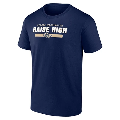 Men's Navy George Washington University Team Strong T-Shirt