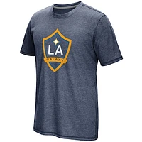 Men's adidas Navy LA Galaxy Crest Authentic climacool Aeroknit T-Shirt