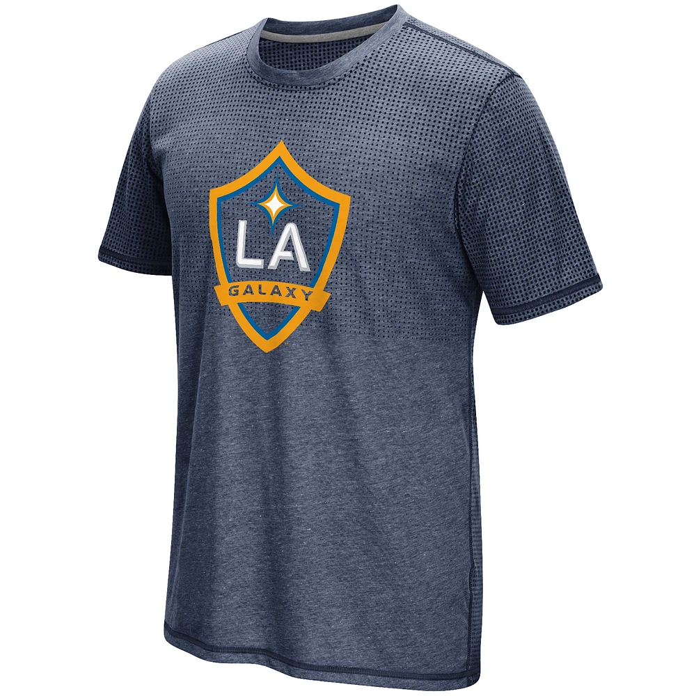 Men's adidas Navy LA Galaxy Crest Authentic climacool Aeroknit T-Shirt