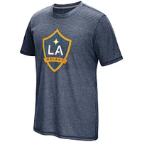 Men's adidas Navy LA Galaxy Crest Authentic climacool Aeroknit T-Shirt