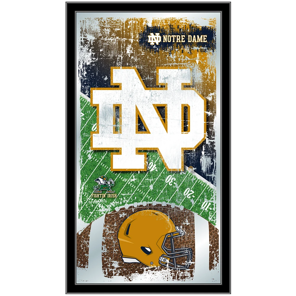 Notre Dame Fighting Irish 15" x 26" Football Mirror