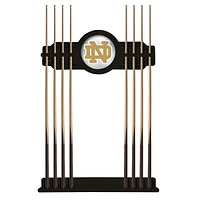 Black Notre Dame Fighting Irish Eight Stick Pool Cue Rack