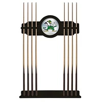 Black Notre Dame Fighting Irish Mascot Eight Stick Pool Cue Rack