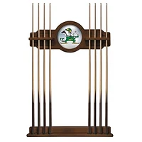 Chardonnay Notre Dame Fighting Irish Leprechaun Eight Stick Pool Cue Rack