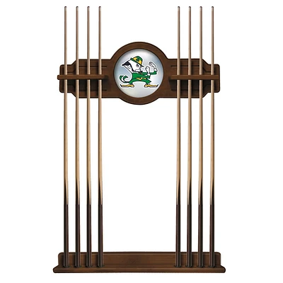 Chardonnay Notre Dame Fighting Irish Leprechaun Eight Stick Pool Cue Rack