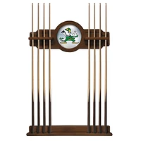 Chardonnay Notre Dame Fighting Irish Leprechaun Eight Stick Pool Cue Rack