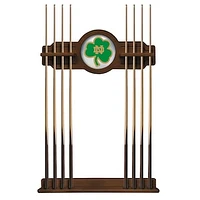 Chardonnay Notre Dame Fighting Irish Shamrock Eight Stick Pool Cue Rack