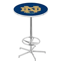 Notre Dame Fighting Irish 42" Alternate Retro Base Chrome Table