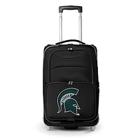 MOJO Black Michigan State Spartans 21" Softside Rolling Carry-On Suitcase