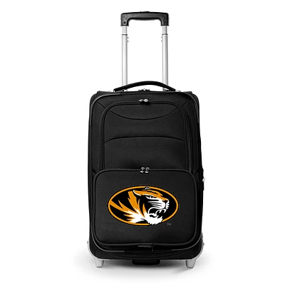 MOJO Black Missouri Tigers 21" Softside Rolling Carry-On Suitcase