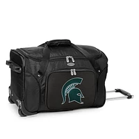MOJO Black Michigan State Spartans 22" 2-Wheeled Duffel Bag